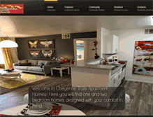 Tablet Screenshot of cheyennetrailslv.com